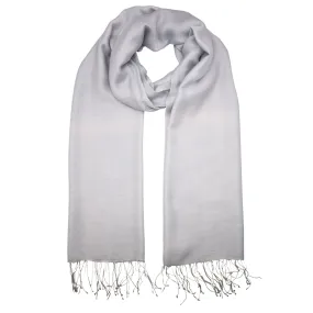 Silk Stole - Pale Grey