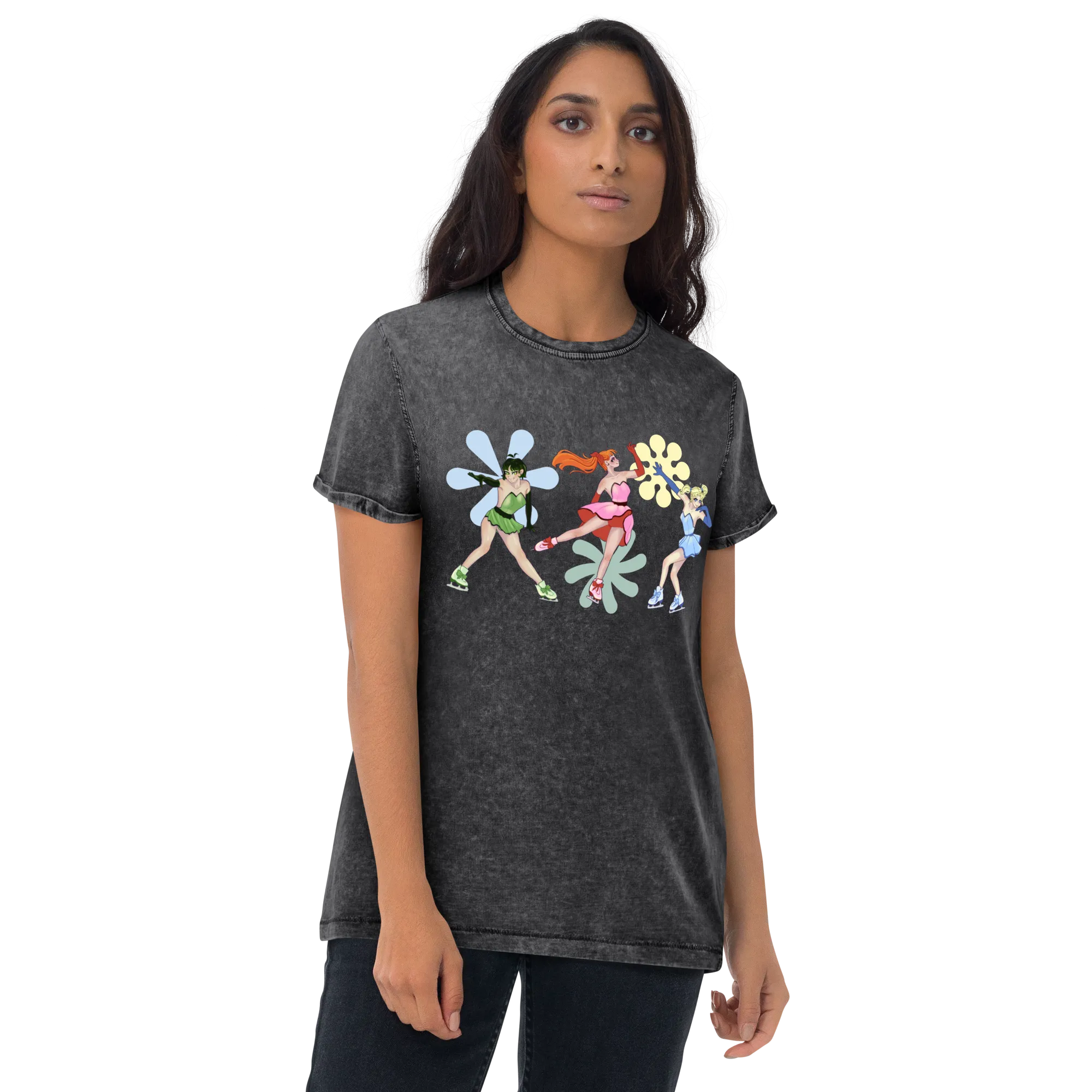 Skater Girls Denim T-Shirt