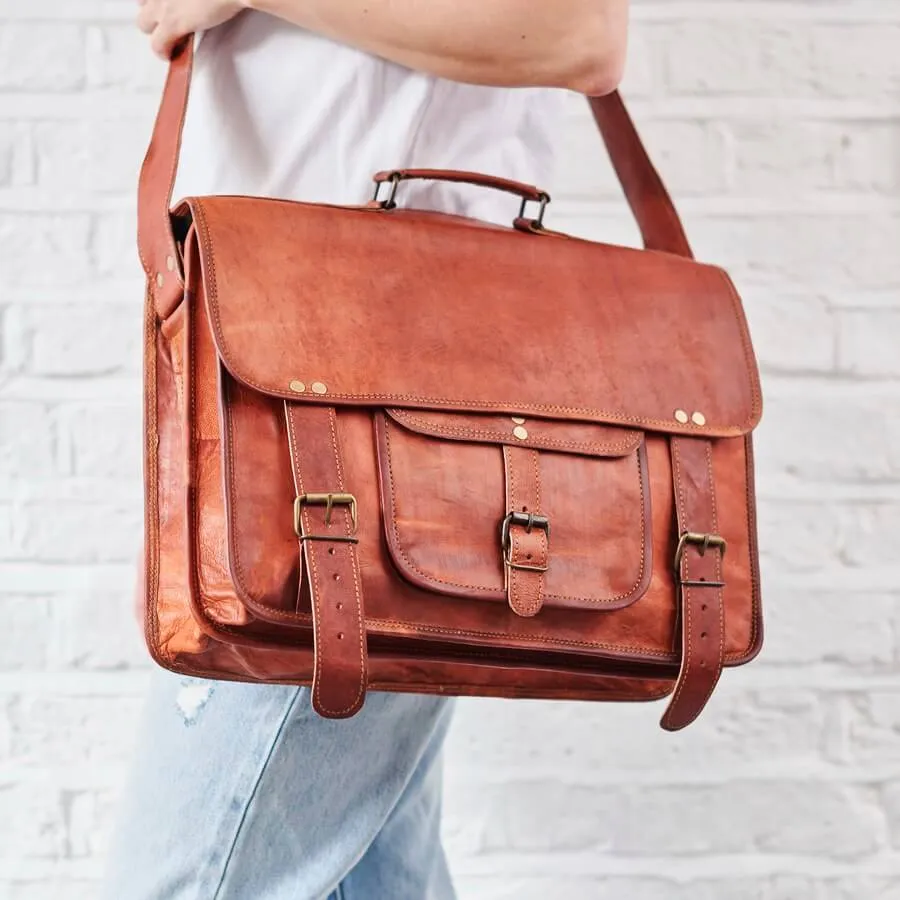 Special Leather Laptop Bag