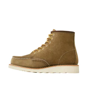 Stivaletti Uomo Red Wing Classic Moc Suede Verde