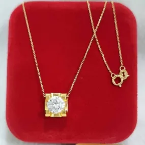 Stud Necklace 18K Gold