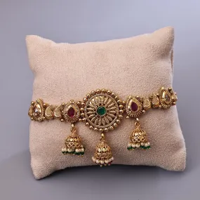 Sukkhi Amazing Golden Gold Plated Pearl Bajuband for Women