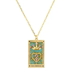 The Empress Tarot Card Necklace