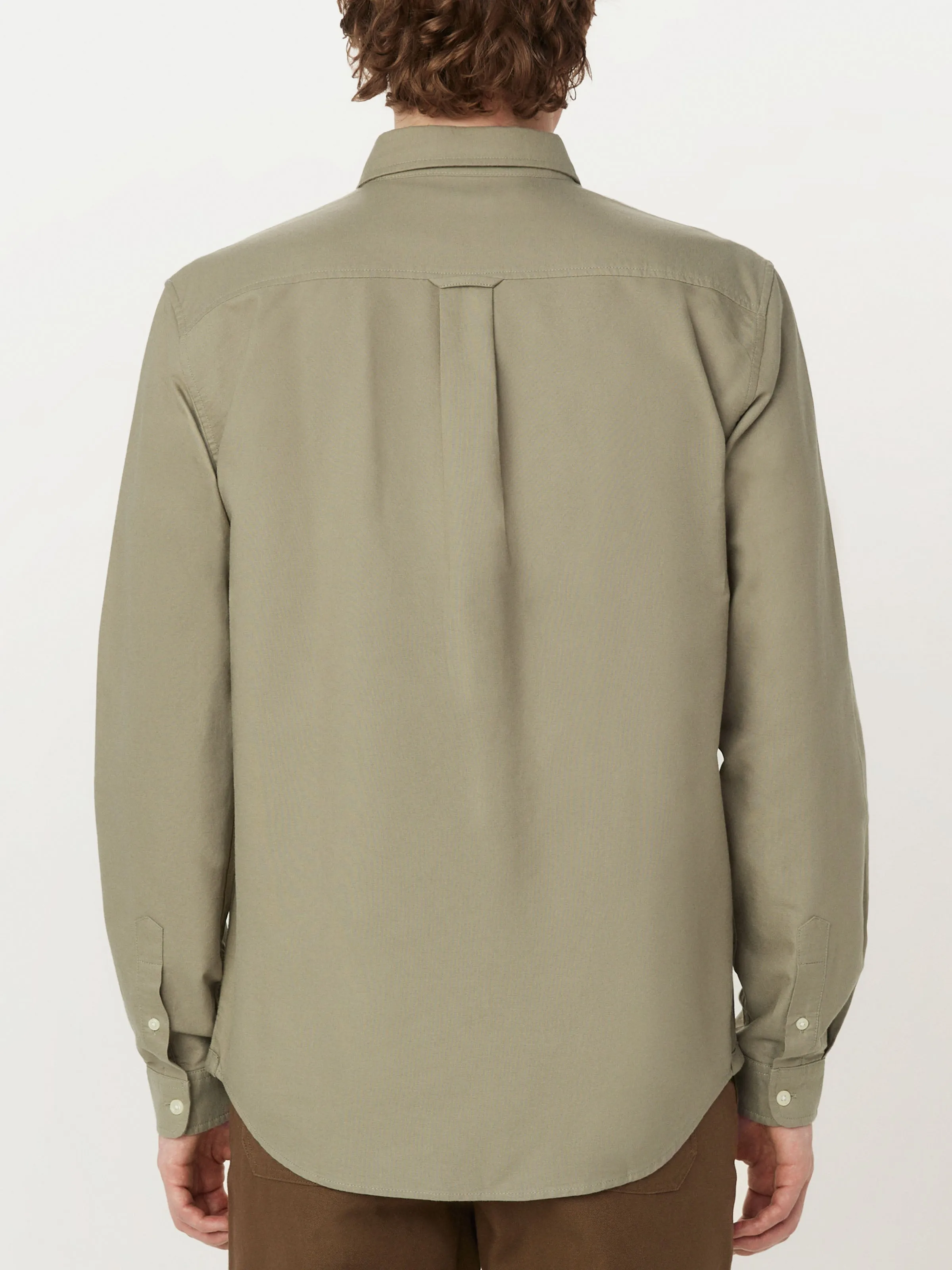 The Jasper Oxford Shirt in Vetiver Green