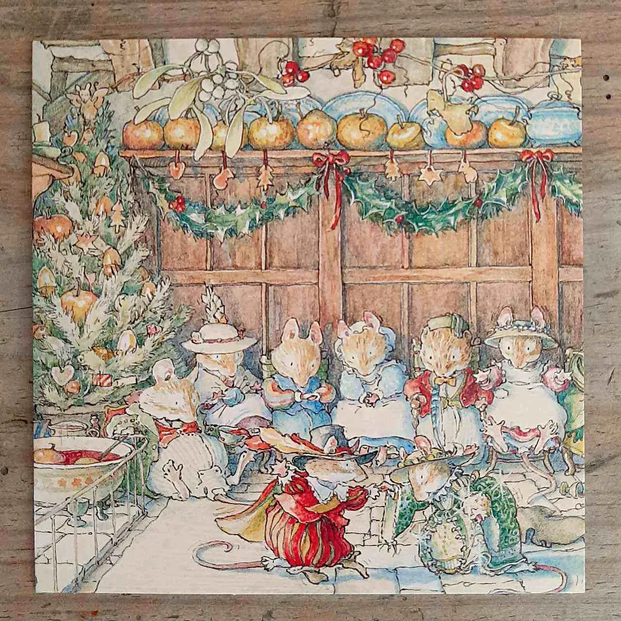 Traditional Christmas Card Pack - Gathered Around The Hearth