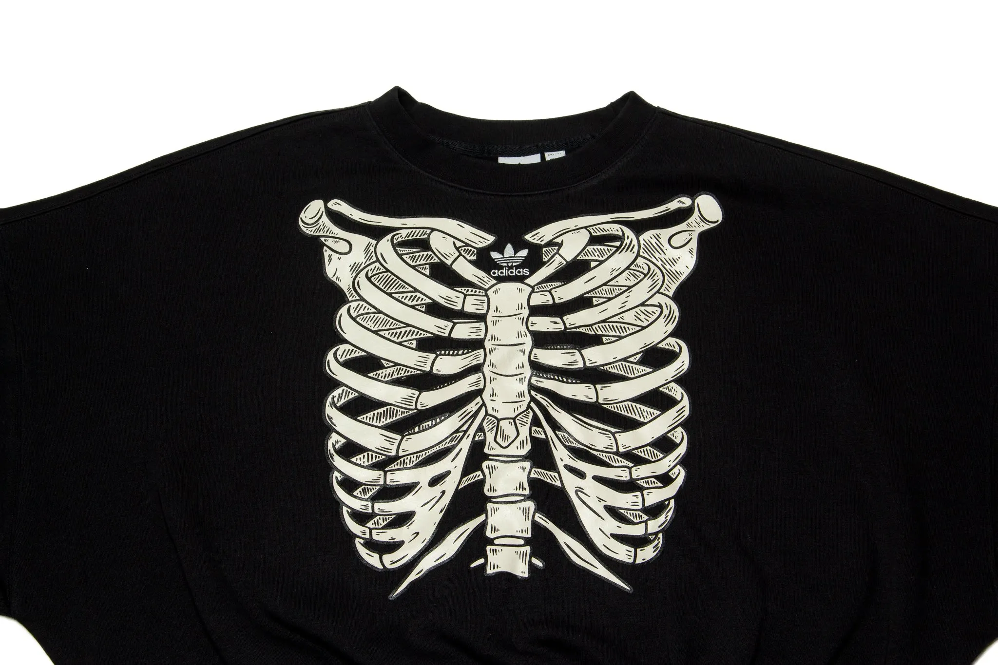 Two Feet Undr x Bones Crewshirt "Black" - Women