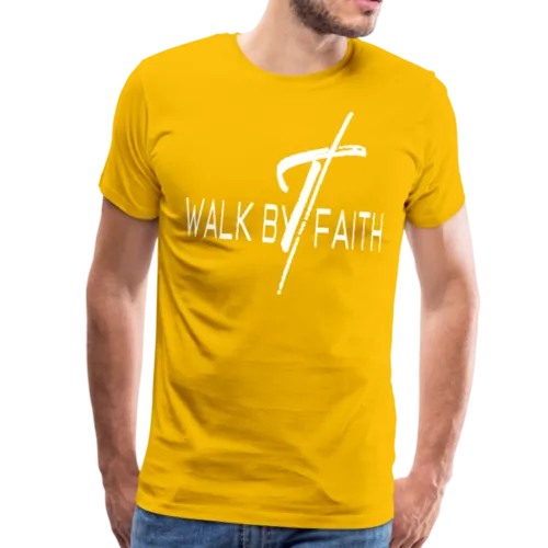 Walk by Faith Mens Classic T-Shirt