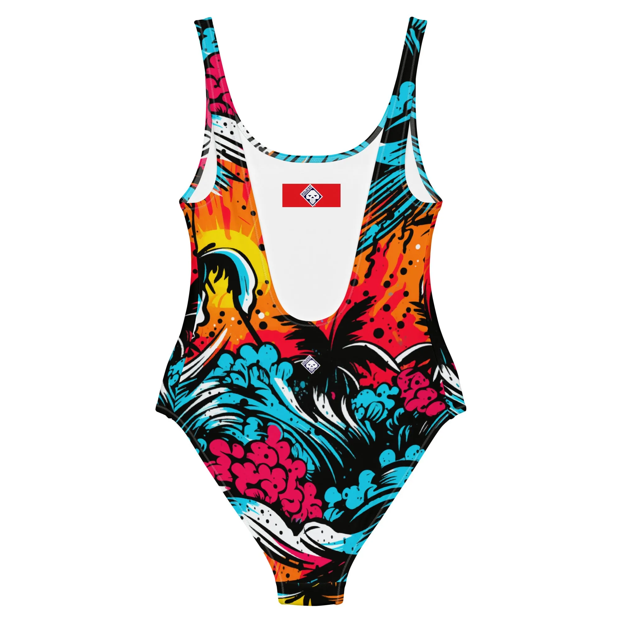 Women's One-Piece Swimsuit - Tropical Adventure 001