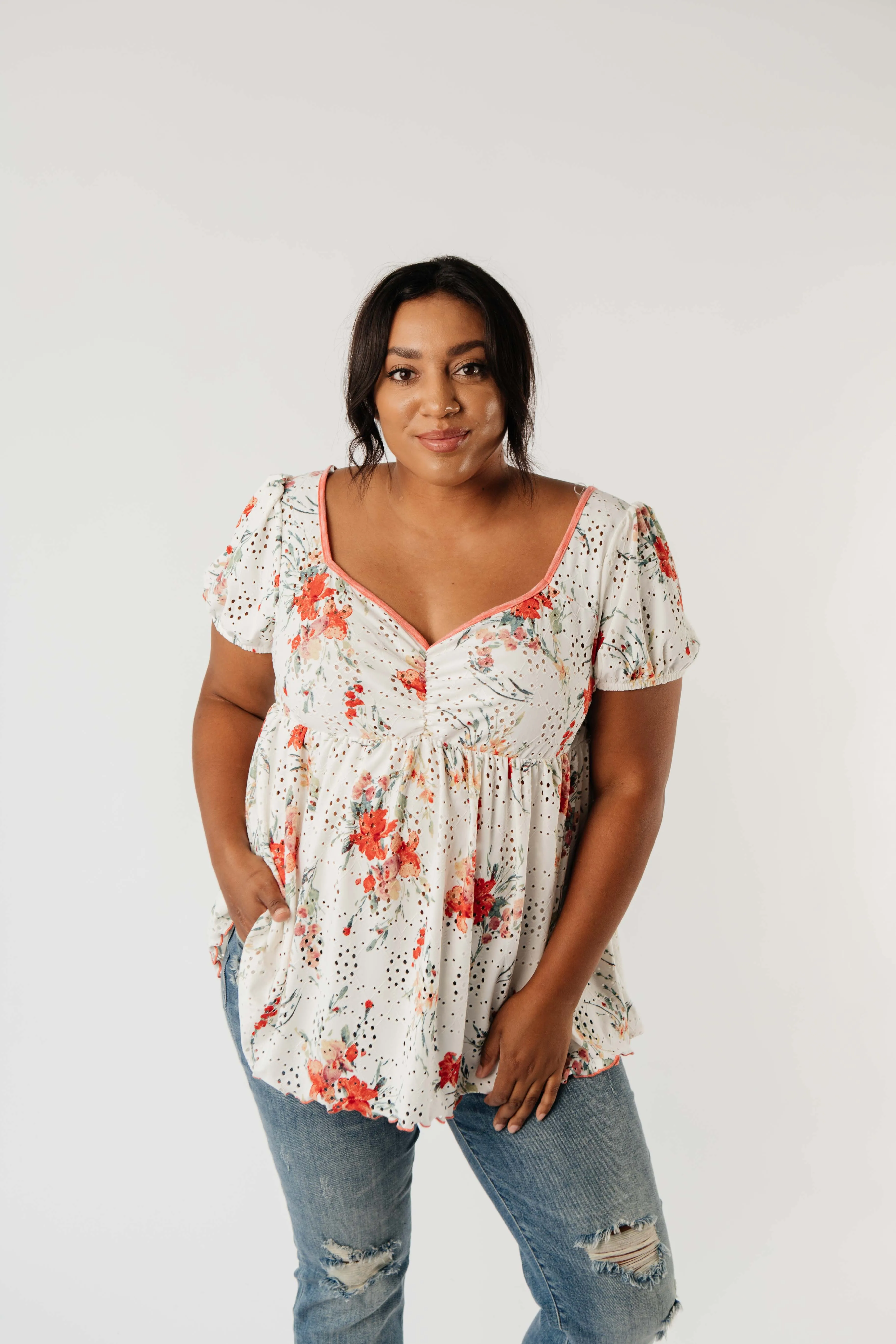 You're A Sweetheart Floral Top - On Hand