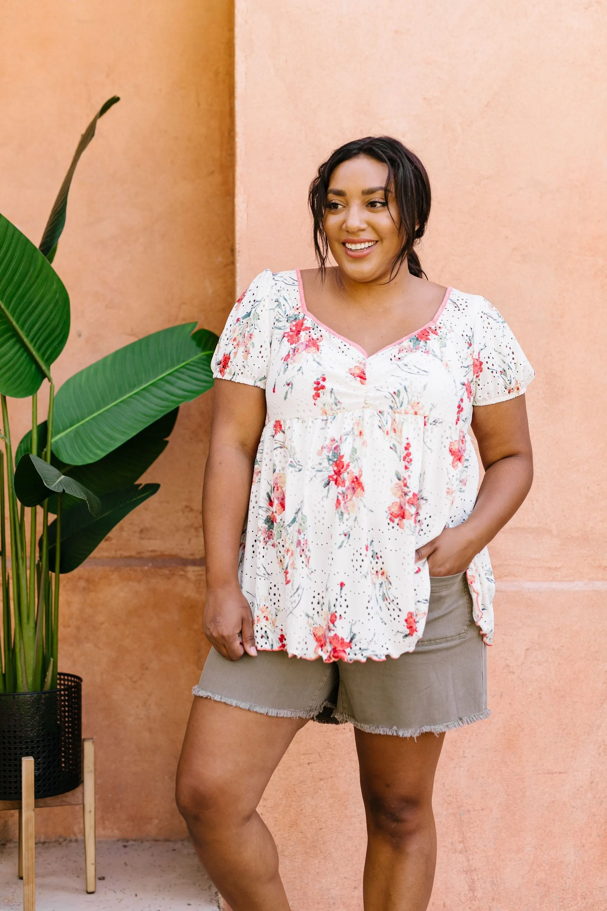 You're A Sweetheart Floral Top - On Hand