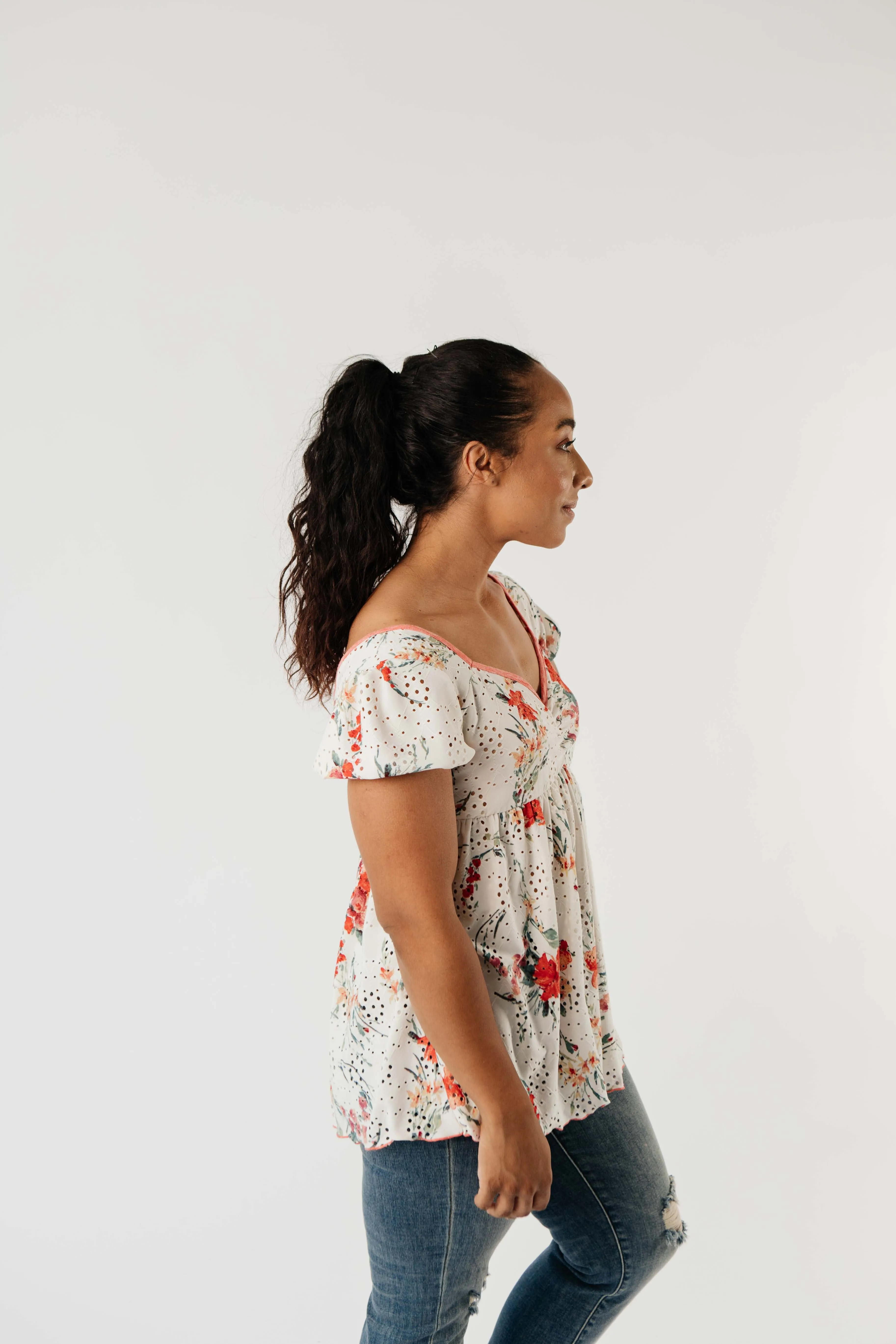 You're A Sweetheart Floral Top - On Hand