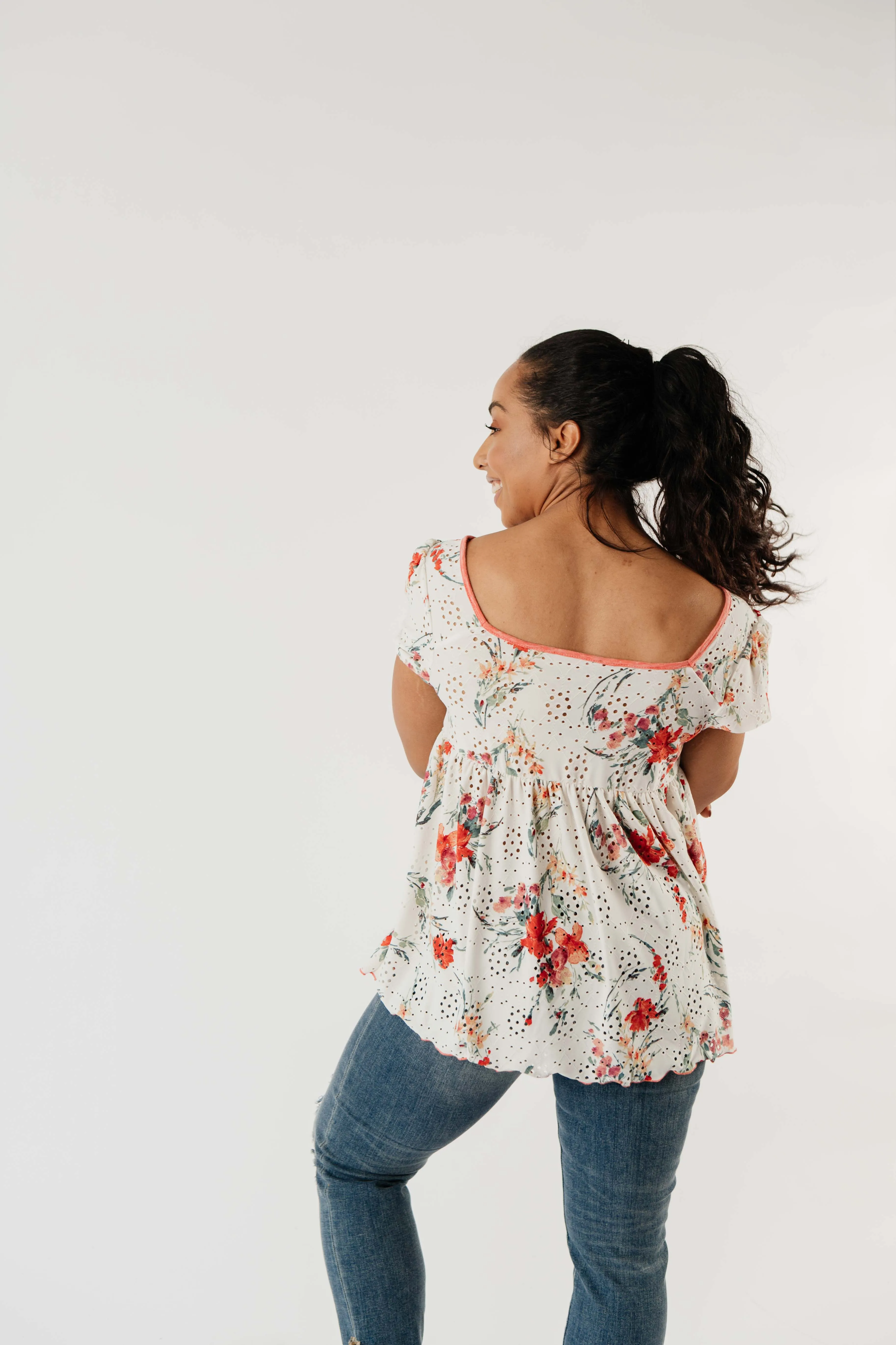 You're A Sweetheart Floral Top - On Hand